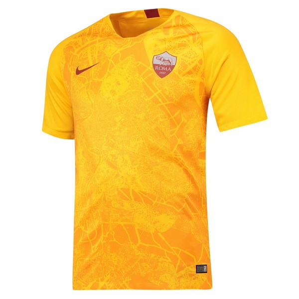 Camiseta As Roma Tercera equipación 2018-2019 Amarillo